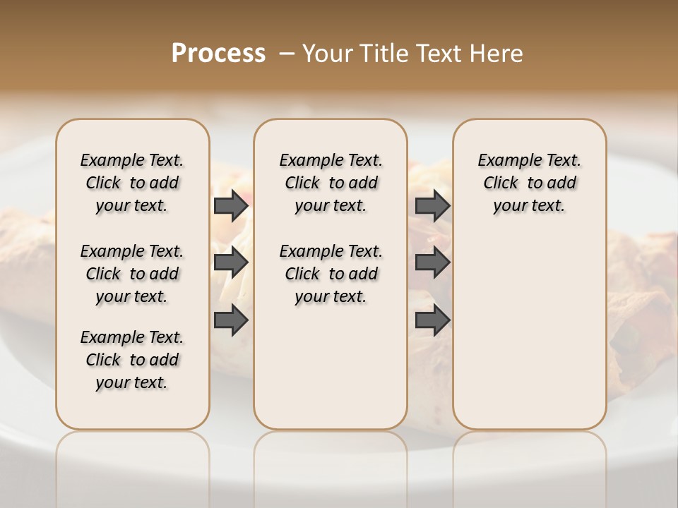 Vegetables In Pita Bread PowerPoint Template