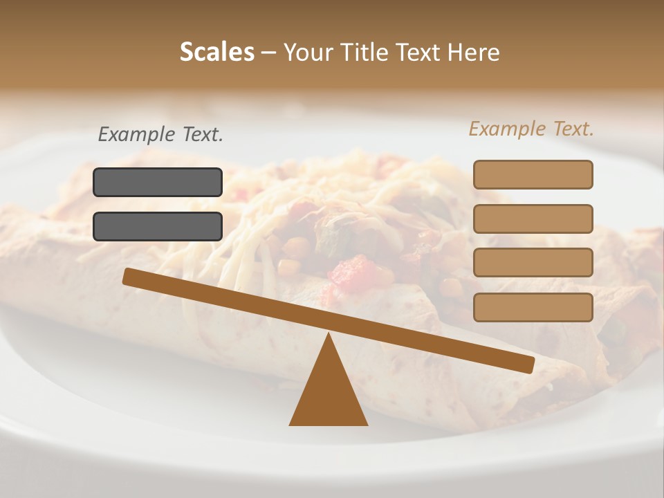 Vegetables In Pita Bread PowerPoint Template