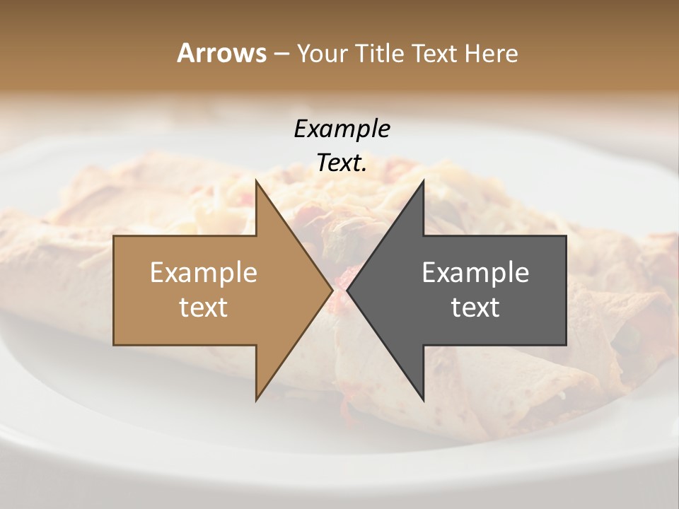 Vegetables In Pita Bread PowerPoint Template