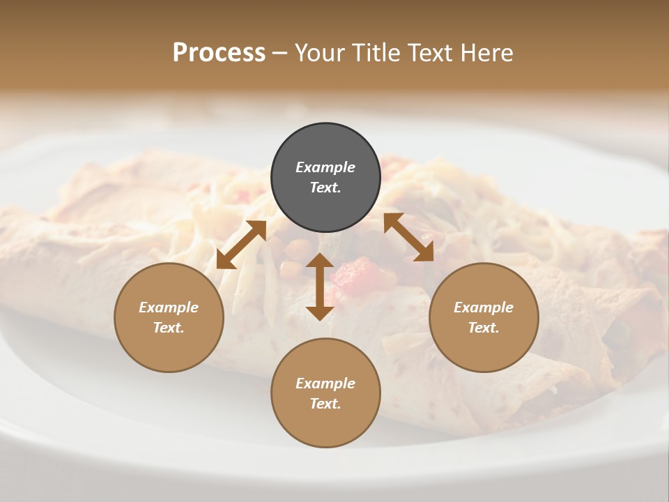 Vegetables In Pita Bread PowerPoint Template