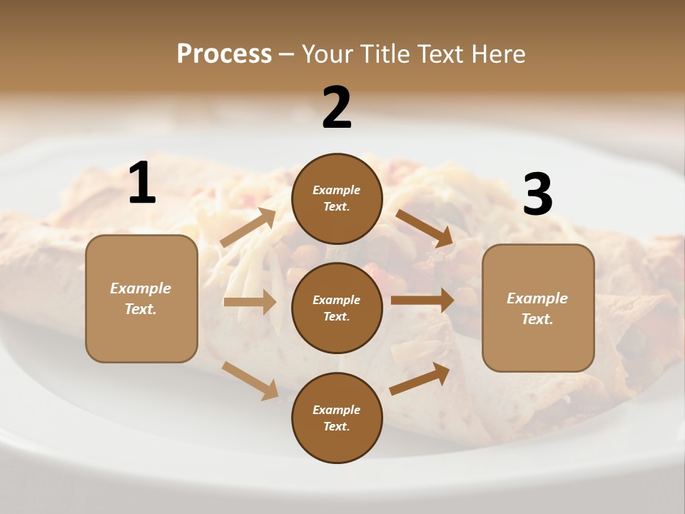 Vegetables In Pita Bread PowerPoint Template