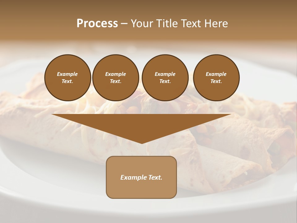 Vegetables In Pita Bread PowerPoint Template