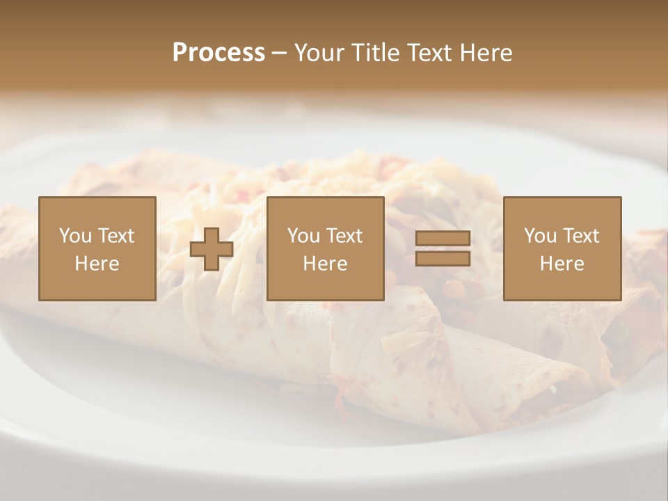 Vegetables In Pita Bread PowerPoint Template