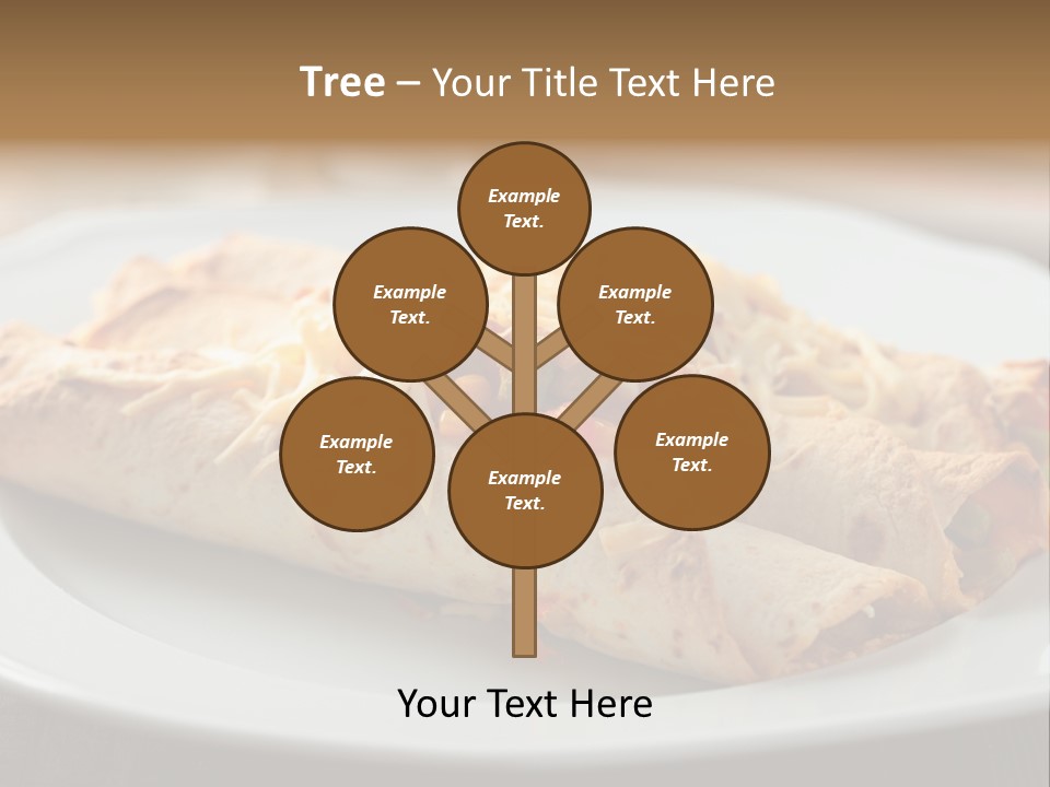 Vegetables In Pita Bread PowerPoint Template