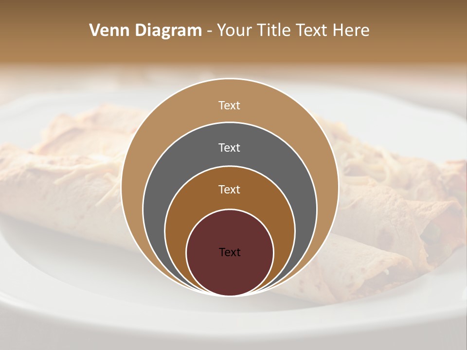 Vegetables In Pita Bread PowerPoint Template