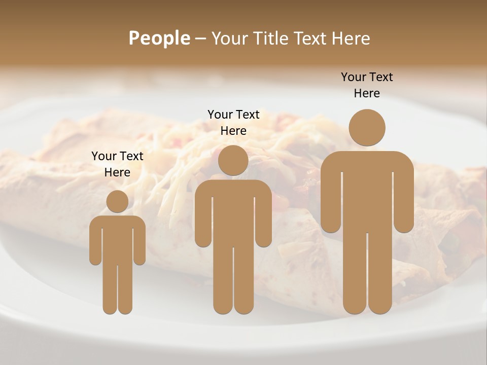 Vegetables In Pita Bread PowerPoint Template