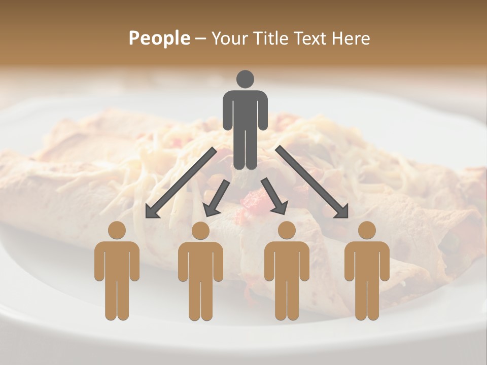 Vegetables In Pita Bread PowerPoint Template