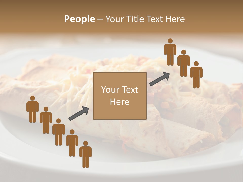 Vegetables In Pita Bread PowerPoint Template