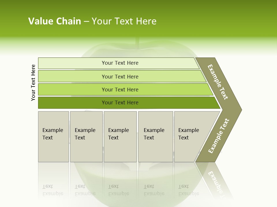 A Book In An Apple PowerPoint Template