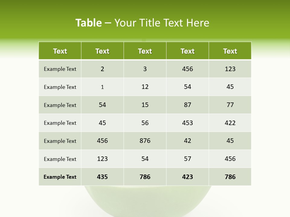 A Book In An Apple PowerPoint Template