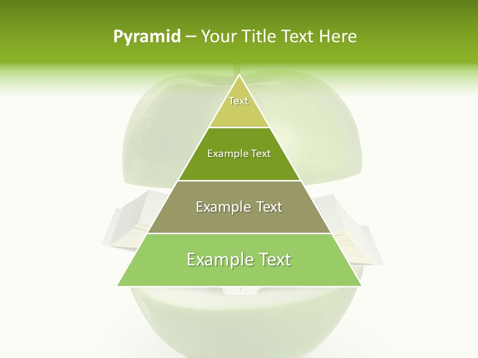 A Book In An Apple PowerPoint Template