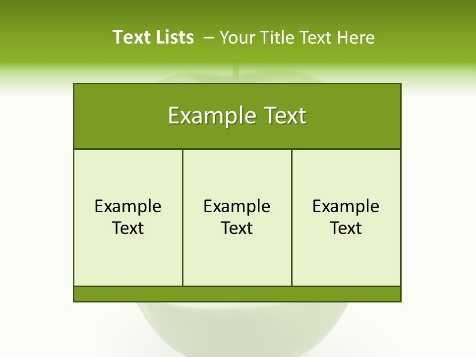 A Book In An Apple PowerPoint Template