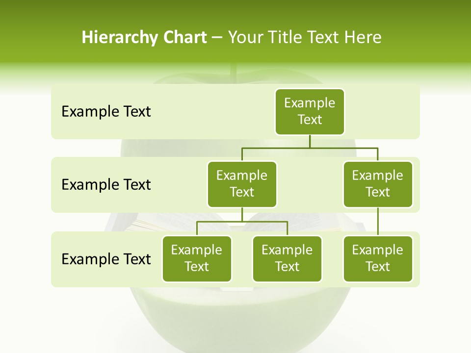 A Book In An Apple PowerPoint Template