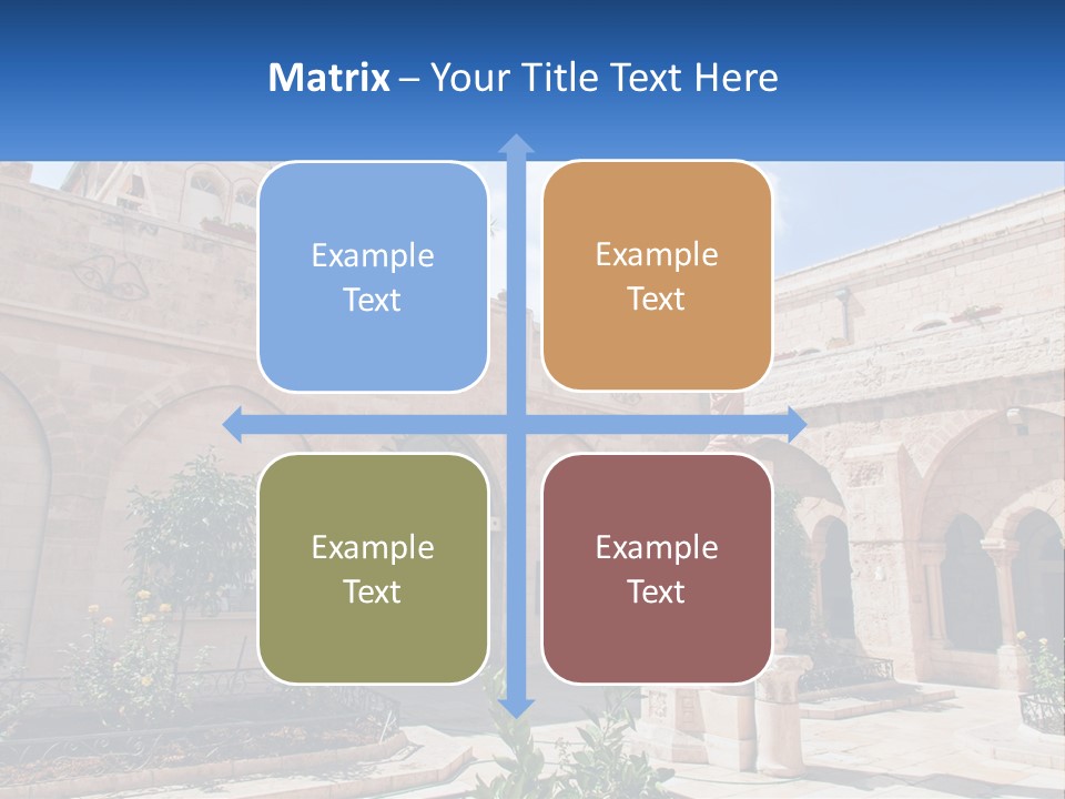 Temple In Bethlehem PowerPoint Template