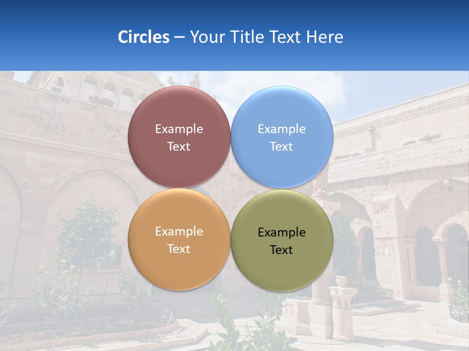 Temple In Bethlehem PowerPoint Template