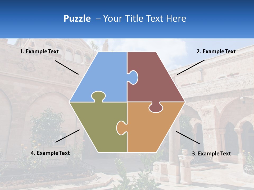 Temple In Bethlehem PowerPoint Template