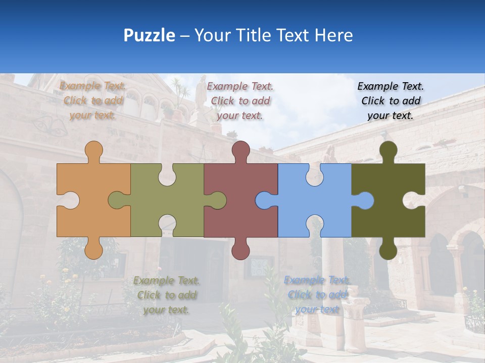 Temple In Bethlehem PowerPoint Template