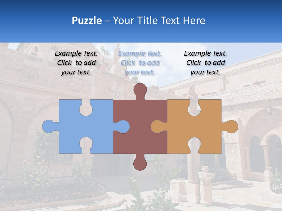 Temple In Bethlehem PowerPoint Template