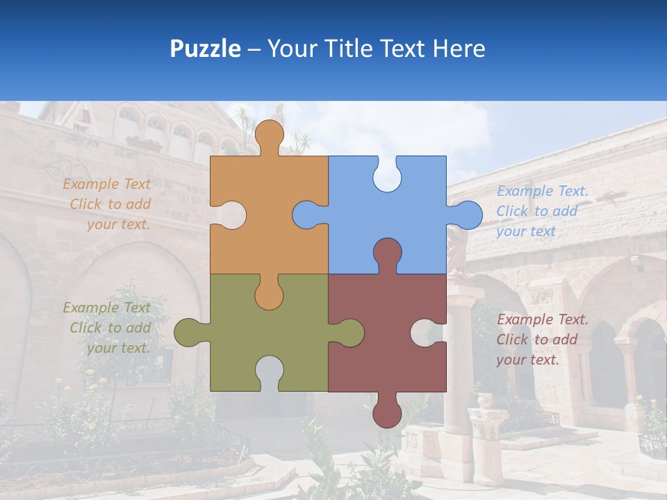 Temple In Bethlehem PowerPoint Template