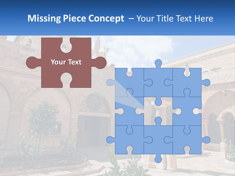 Temple In Bethlehem PowerPoint Template