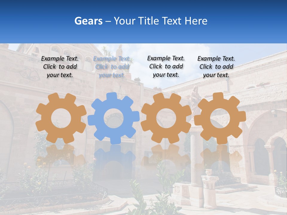 Temple In Bethlehem PowerPoint Template