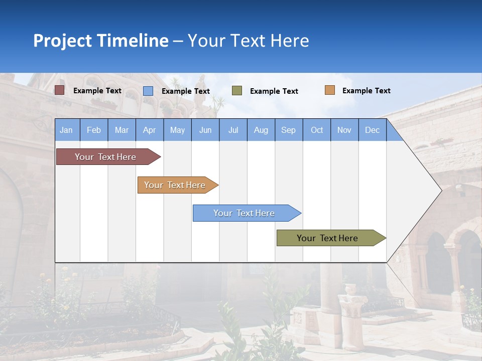 Temple In Bethlehem PowerPoint Template