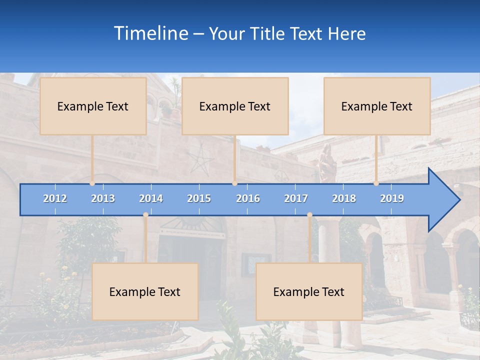 Temple In Bethlehem PowerPoint Template