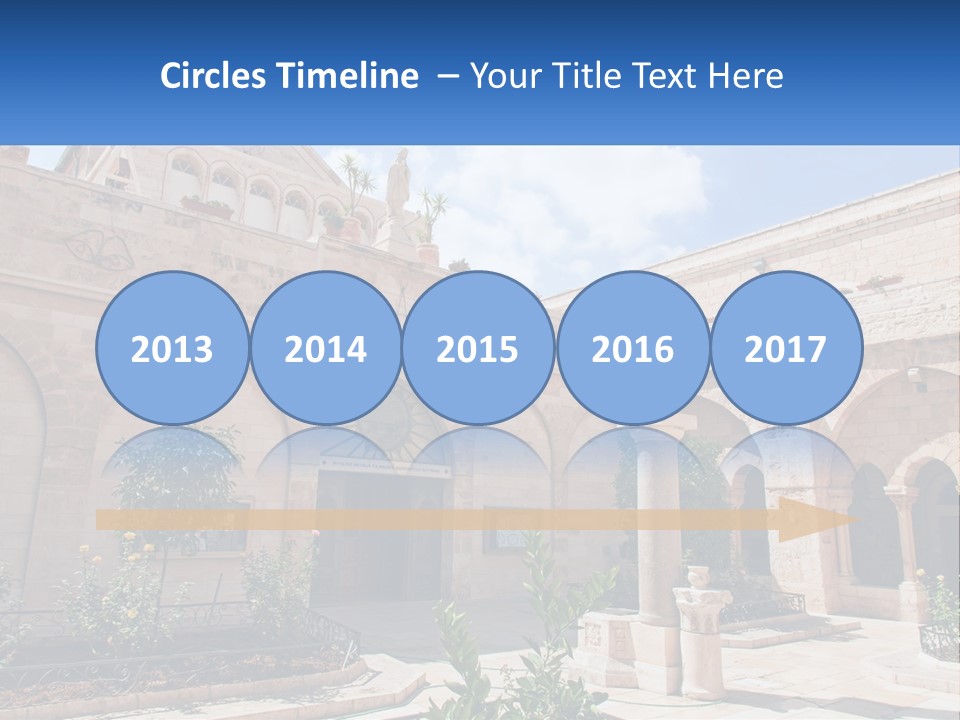 Temple In Bethlehem PowerPoint Template