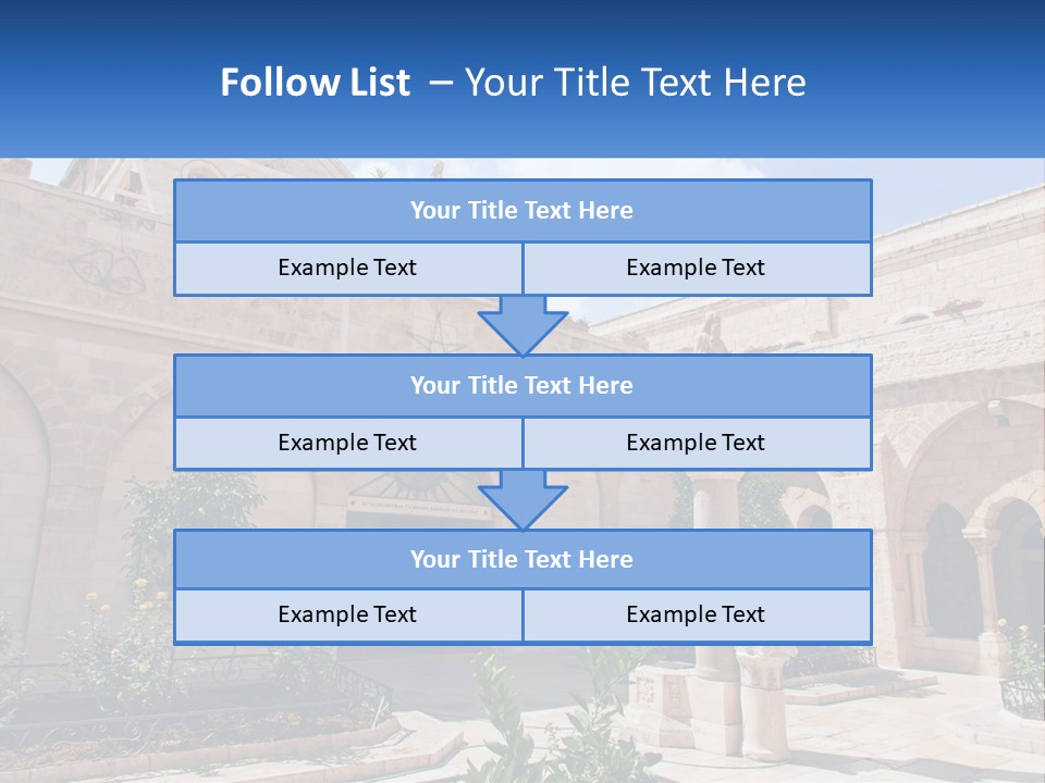 Temple In Bethlehem PowerPoint Template