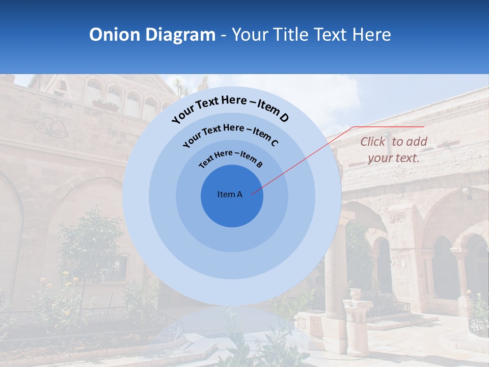 Temple In Bethlehem PowerPoint Template