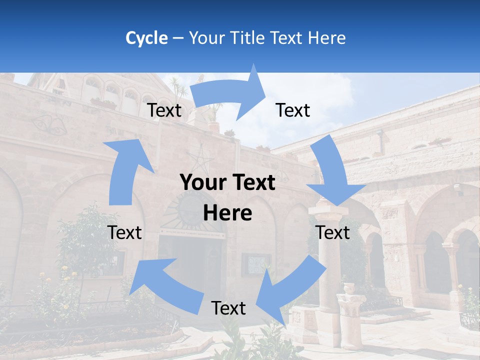 Temple In Bethlehem PowerPoint Template