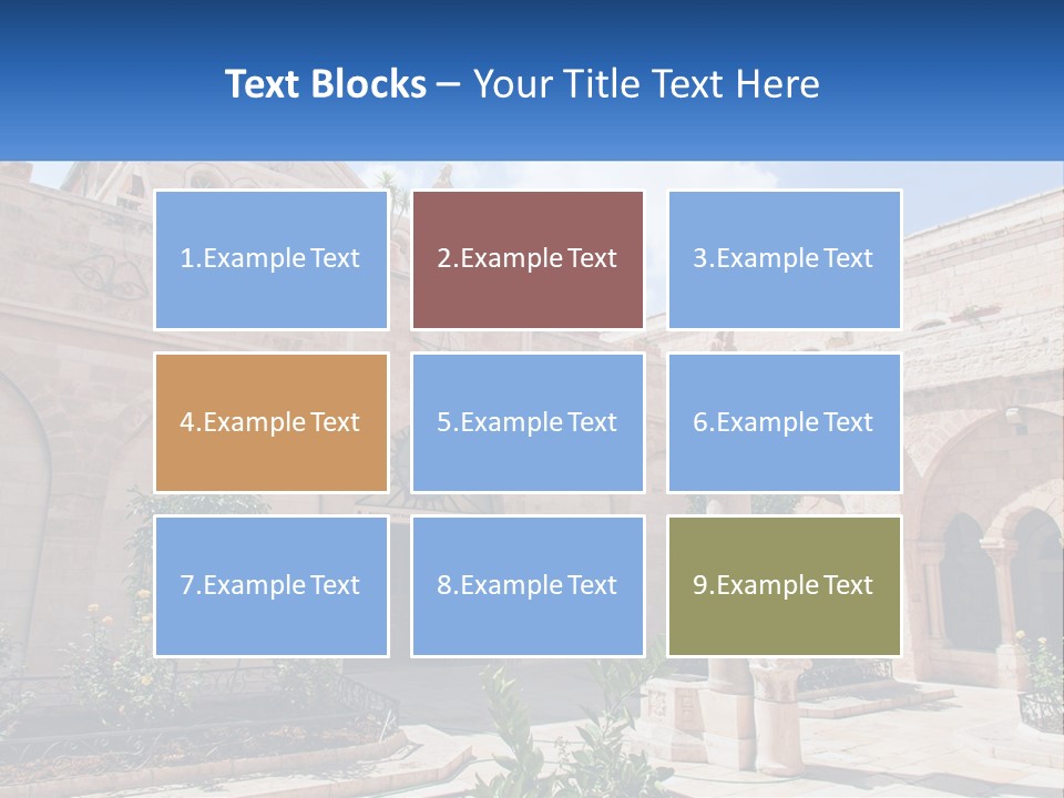 Temple In Bethlehem PowerPoint Template