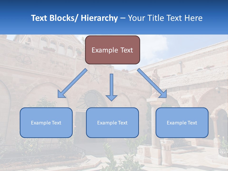 Temple In Bethlehem PowerPoint Template