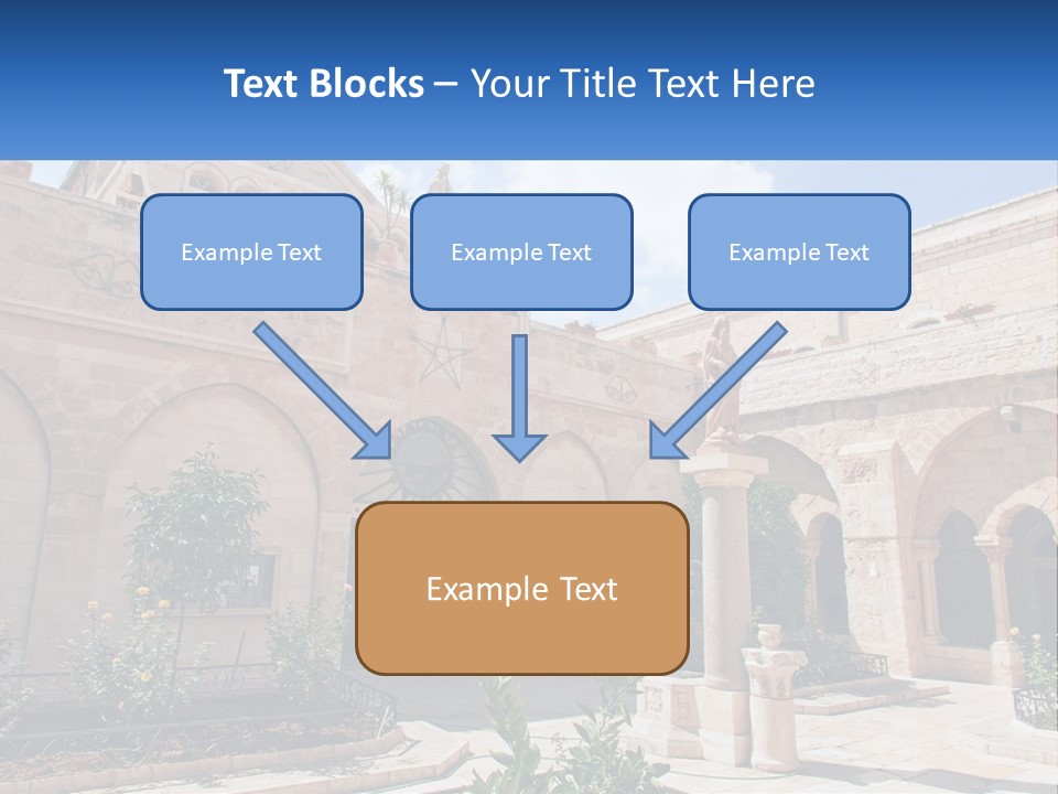 Temple In Bethlehem PowerPoint Template