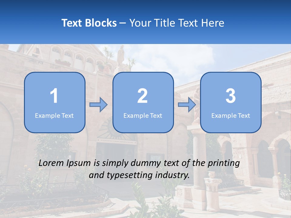 Temple In Bethlehem PowerPoint Template