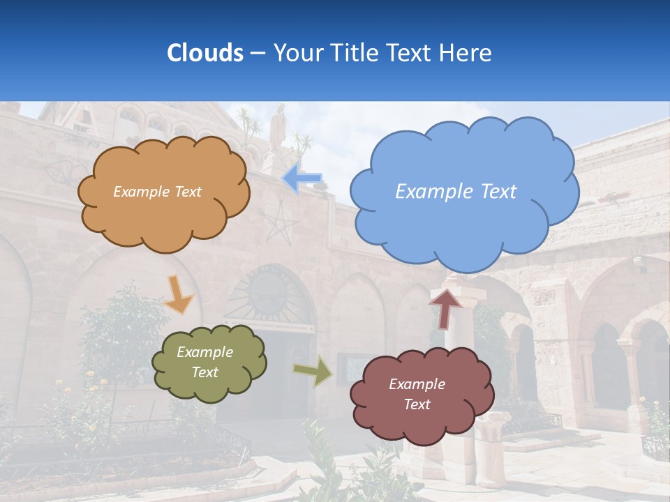 Temple In Bethlehem PowerPoint Template