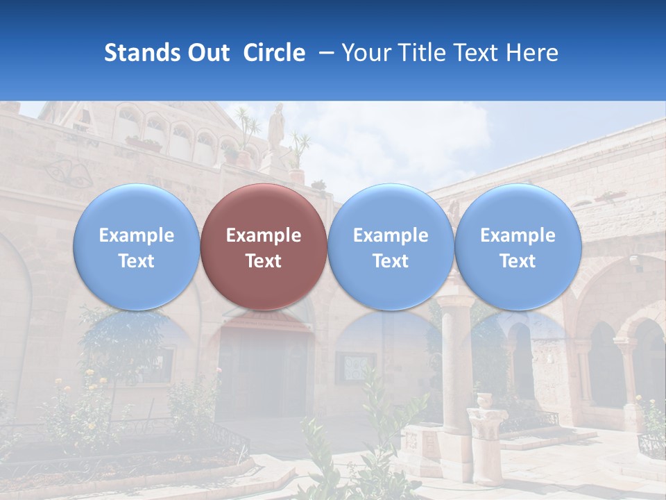 Temple In Bethlehem PowerPoint Template