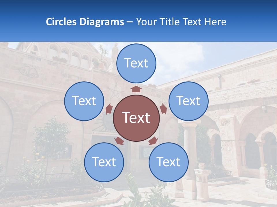 Temple In Bethlehem PowerPoint Template