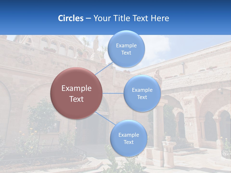 Temple In Bethlehem PowerPoint Template