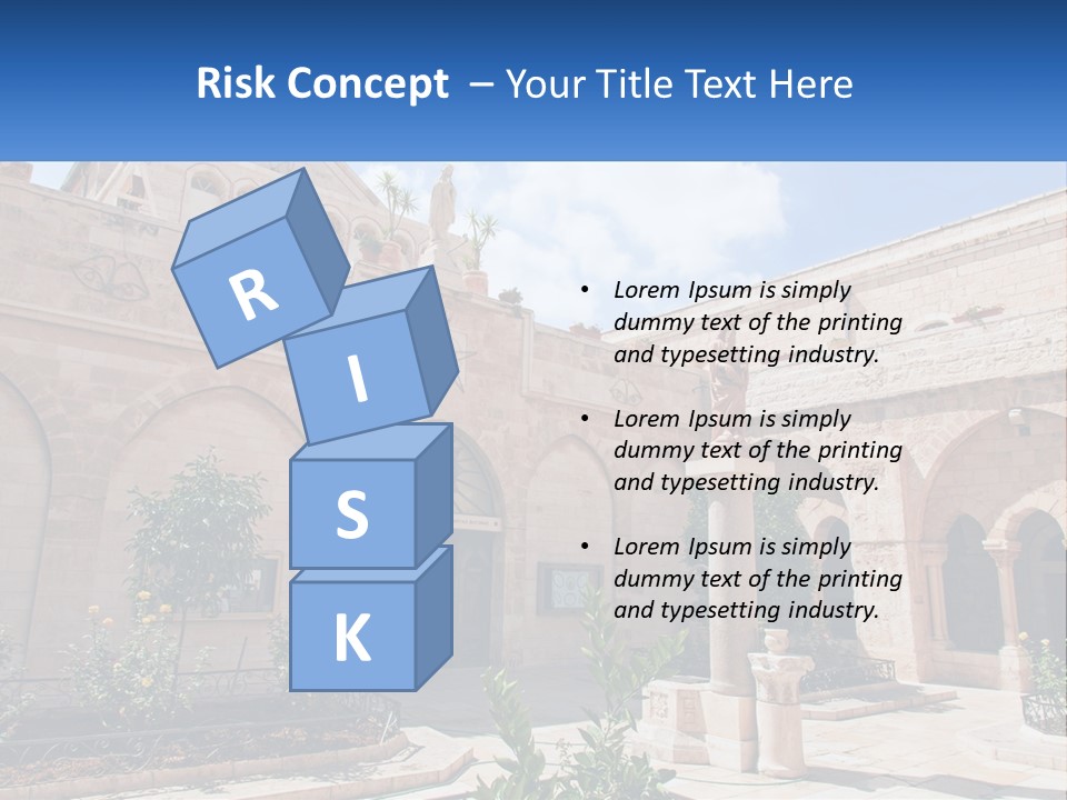 Temple In Bethlehem PowerPoint Template