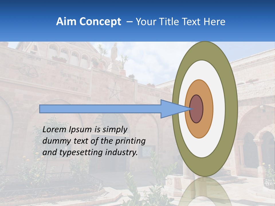 Temple In Bethlehem PowerPoint Template