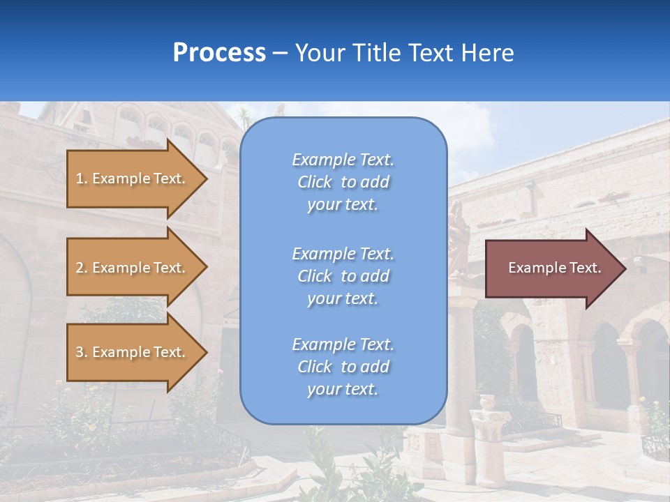 Temple In Bethlehem PowerPoint Template