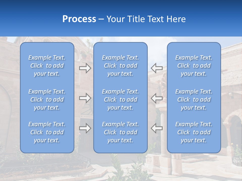 Temple In Bethlehem PowerPoint Template