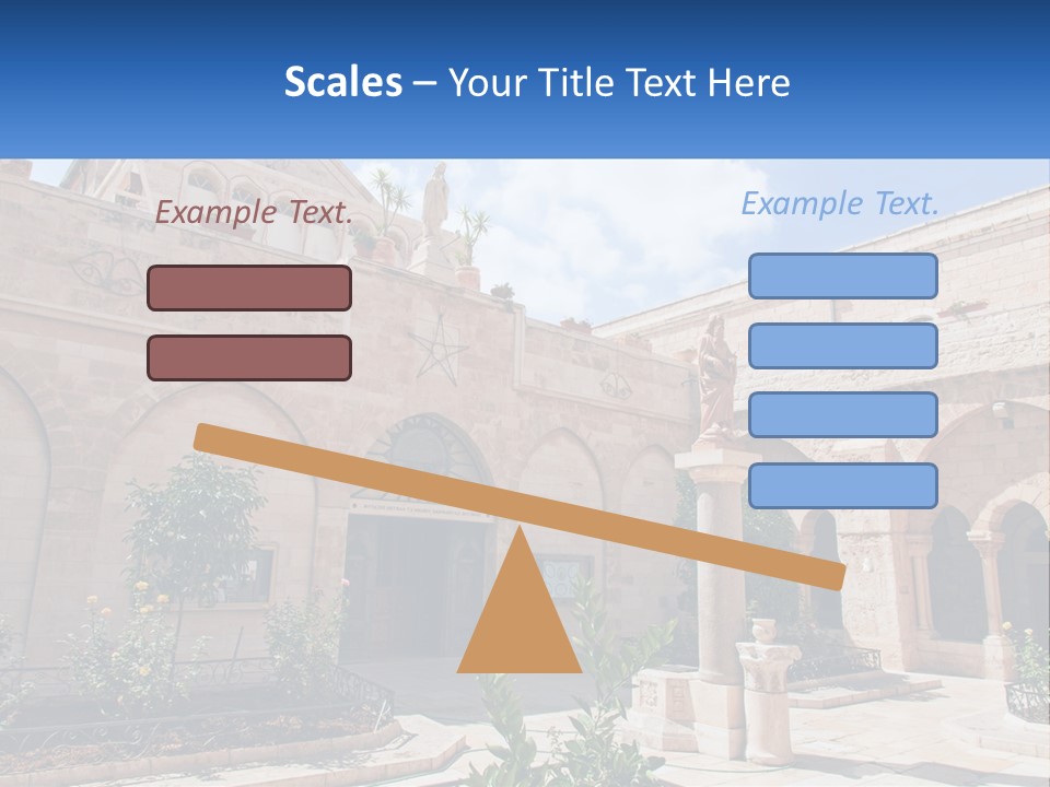 Temple In Bethlehem PowerPoint Template