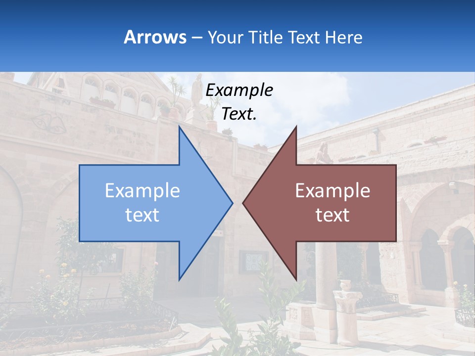 Temple In Bethlehem PowerPoint Template