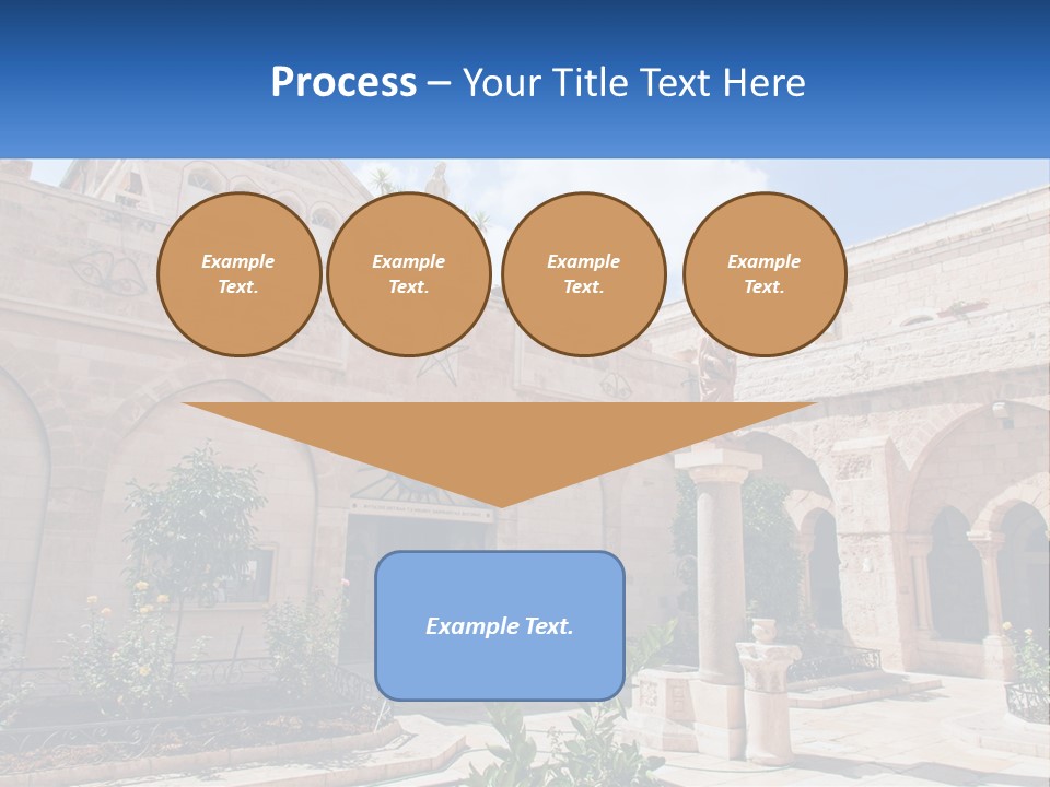 Temple In Bethlehem PowerPoint Template