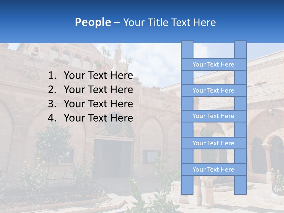Temple In Bethlehem PowerPoint Template