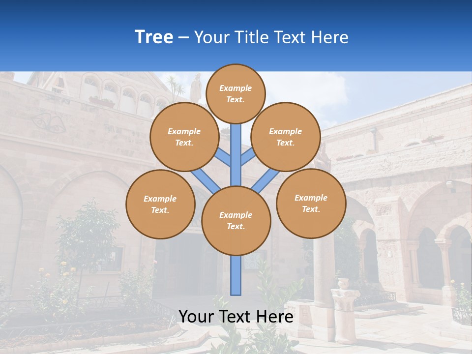 Temple In Bethlehem PowerPoint Template