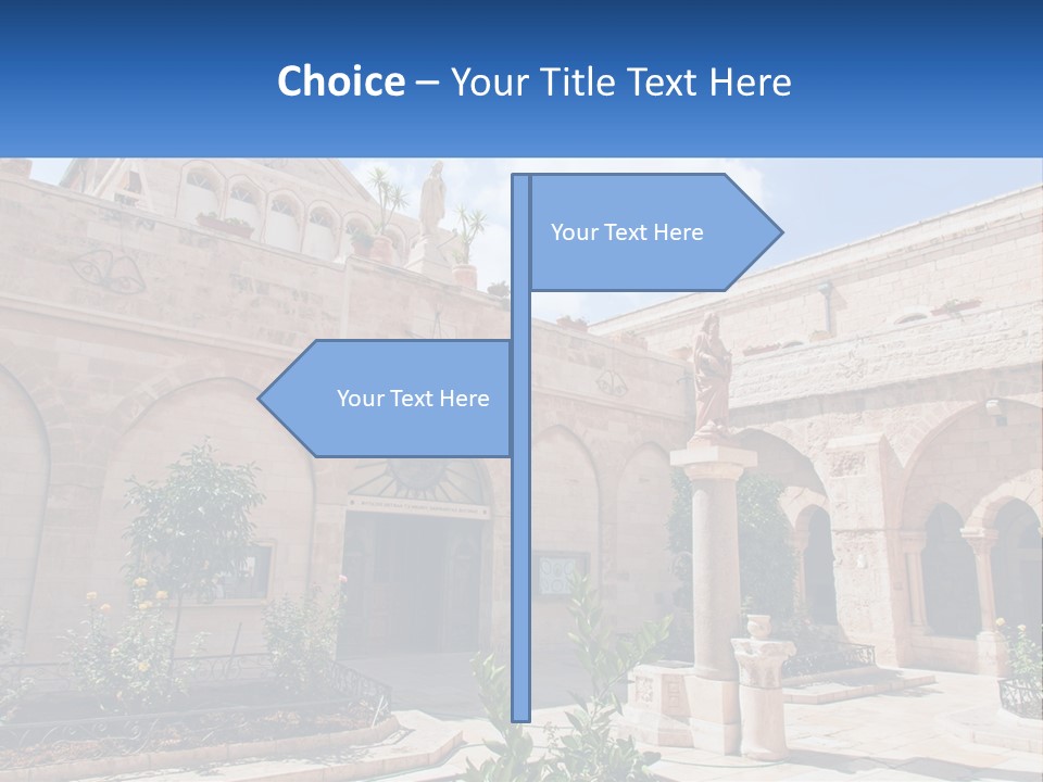 Temple In Bethlehem PowerPoint Template