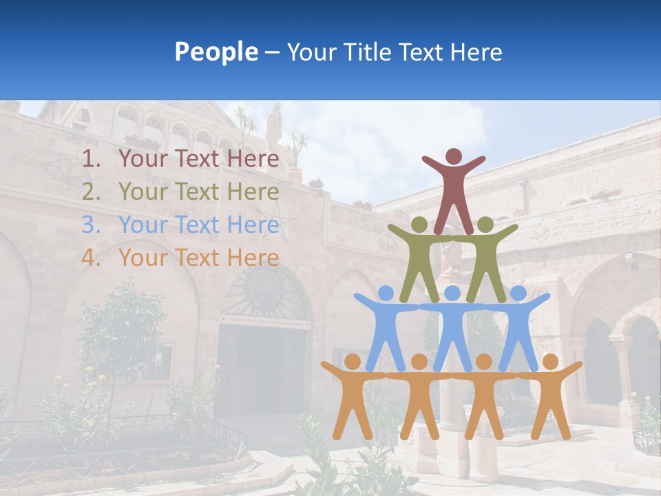 Temple In Bethlehem PowerPoint Template